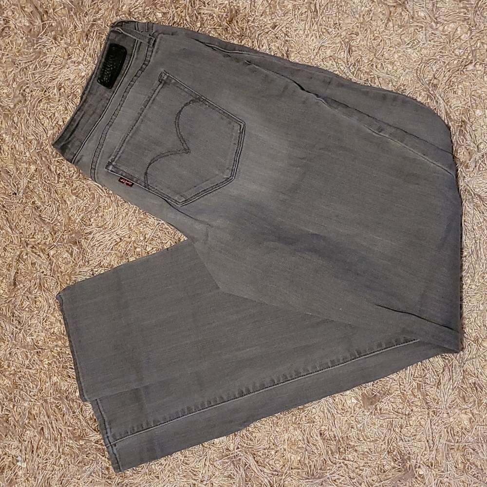 Levis, 31 Bold Curve, Modern Rise Skinny, Gray Jeans